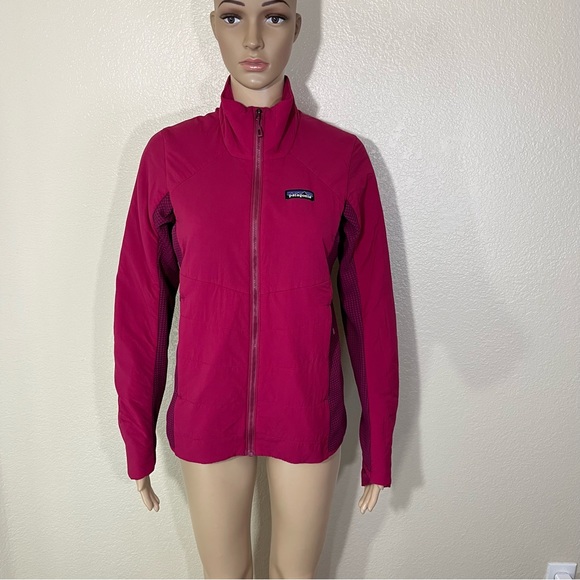 Patagonia Nano Air Women’s Berry Pink Hybrid Jacket Light Weight Full Zip S - Picture 1 of 11